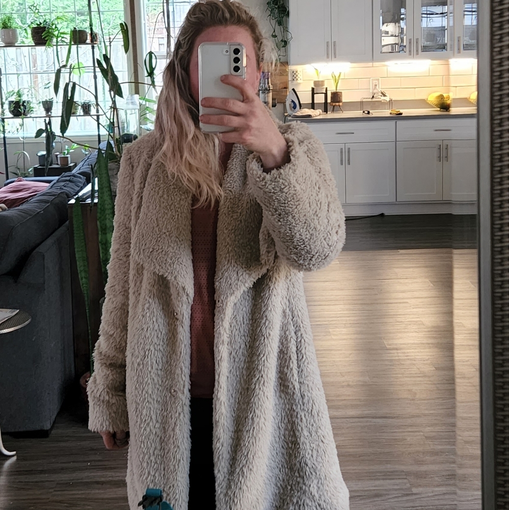 Kenneth Cole Teddy Faux Fur Jacket